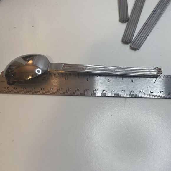 4 REED & BARTON *Hilton Head*  FLATWARE SILVERWARE Dinner Spoons - Picture 7 of 7